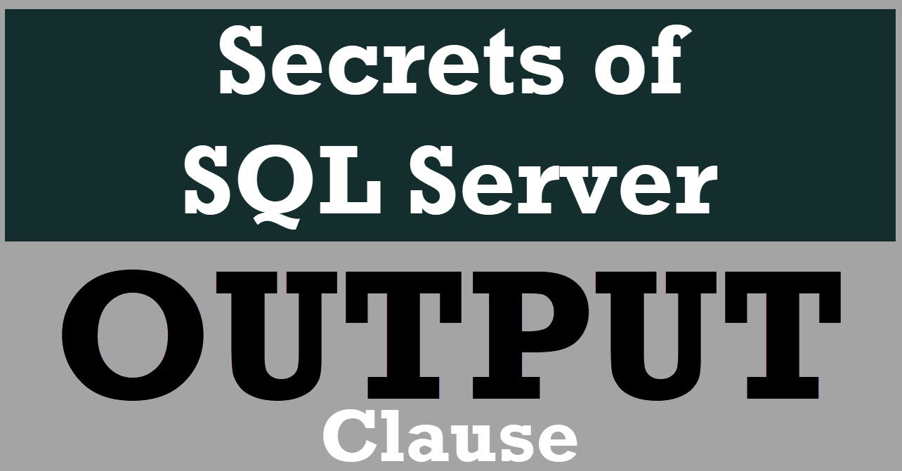 output clause