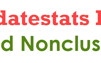 Disabled Nonclustered