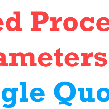 procedure parameters