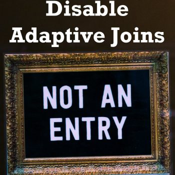 disable adaptive