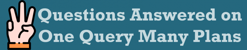 SQL SERVER - 3 Questions Answered on One Query Many Plans OneQuery-3connection-800x163 