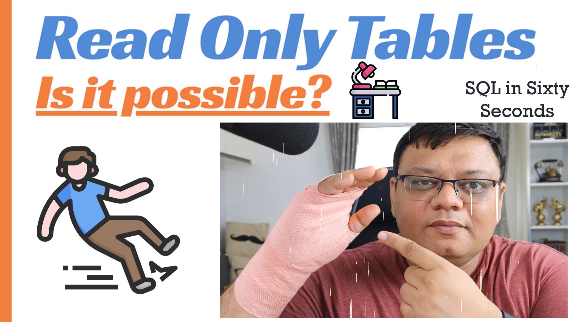 Read Only Tables