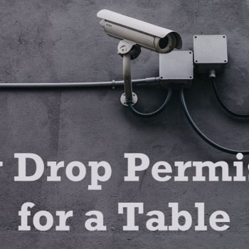 Drop Permission