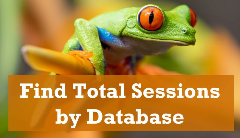 SQL SERVER - Find Total Sessions by Database TotalSessions-800x462 