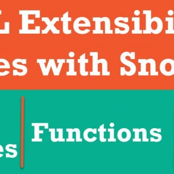 sql extensibility