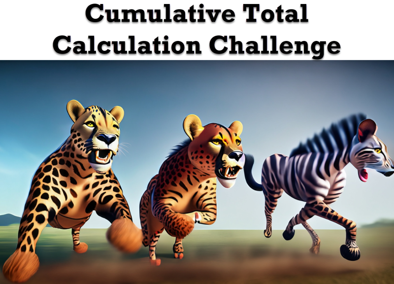 SQL SERVER Challenge - Cumulative Total Calculation CumulativeTotalCalculation-800x576 