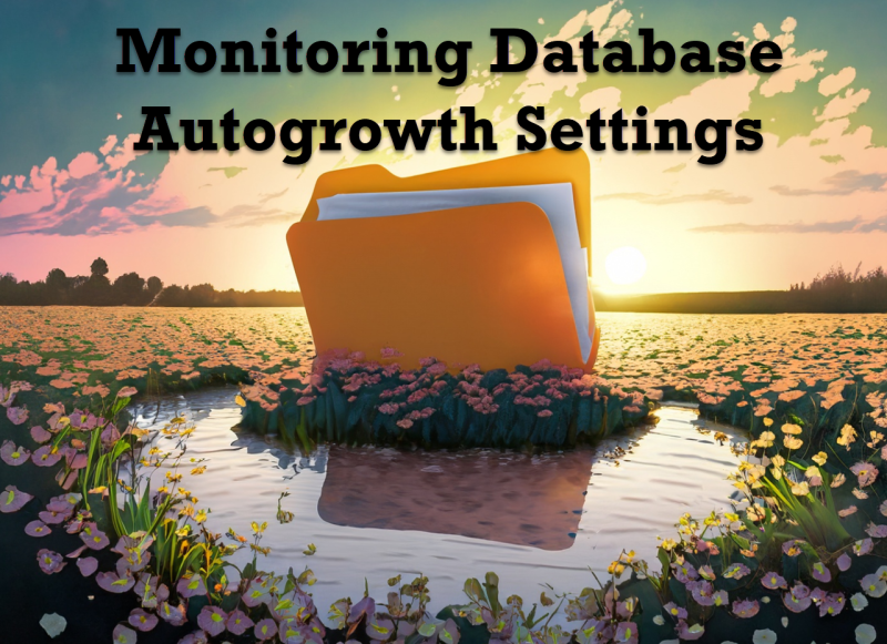 SQL SERVER - Monitoring Database Autogrowth Settings databasesettings-800x581 